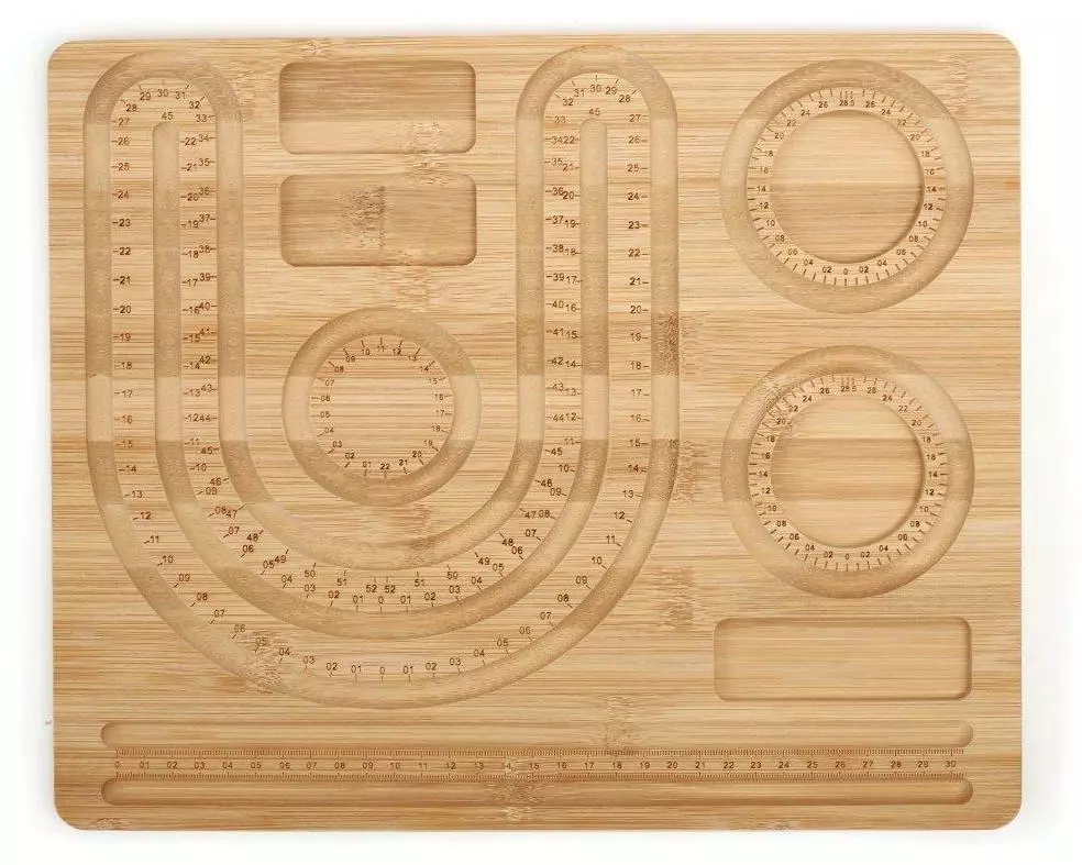 Graine Créative Graine Créative Schmuck-Messbrett Bambus 35 x 28.5 cm