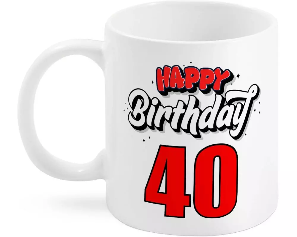 Trendcompany Tasse 40. Geburtstag