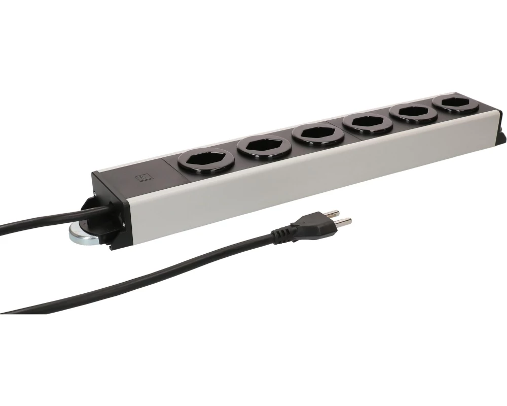 Max Hauri Steckdosenleiste Power Line 6x Typ 23 1.5m Magnet