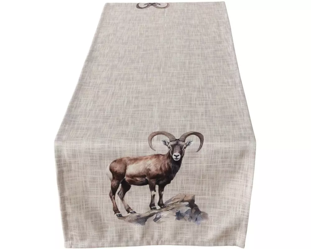 Boltze Tischläufer Poldie Textil, 140 x 40 cm