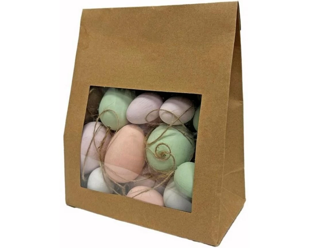 Dameco Ostereier zum hängen 16 Stück, Mehrfarbig