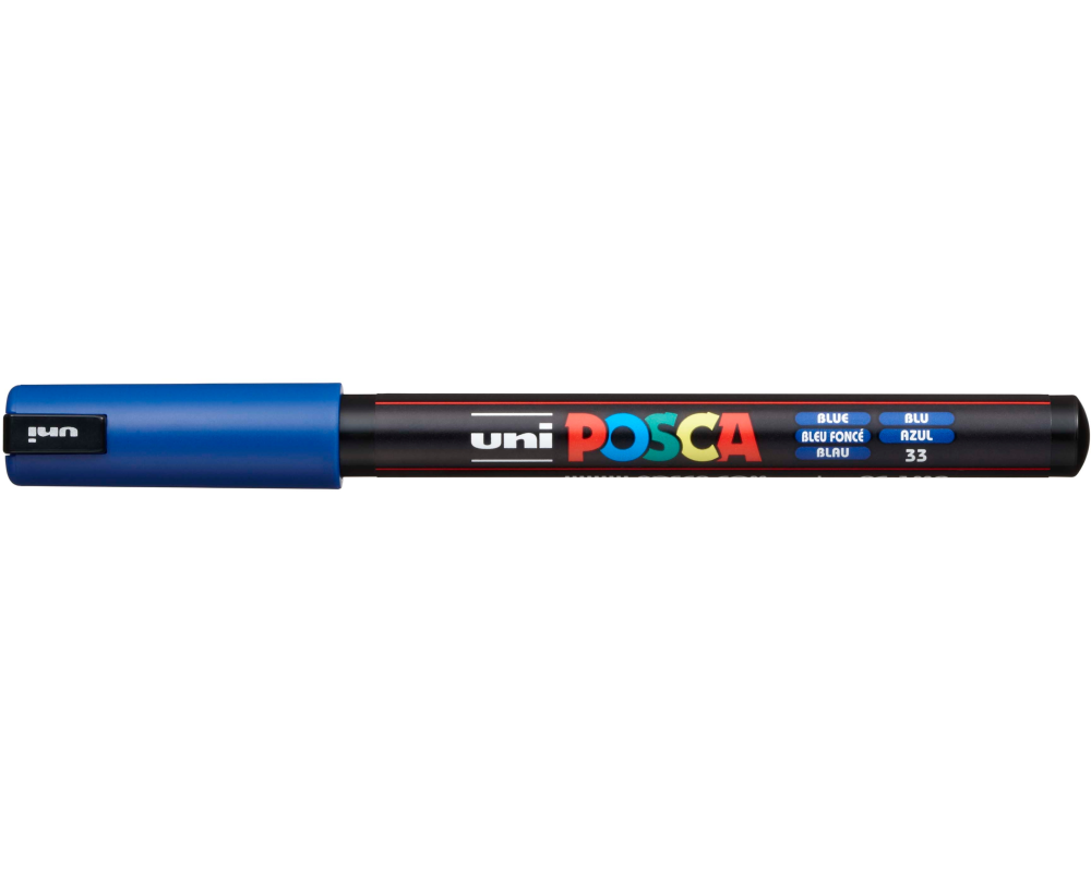 UNI-BALL Fineliner Posca 0.7mm PC-1MR BLUE blau