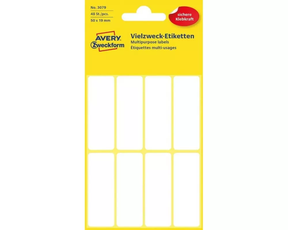 Avery Zweckform Vielzweck-Etiketten 3079 50 x 19 mm