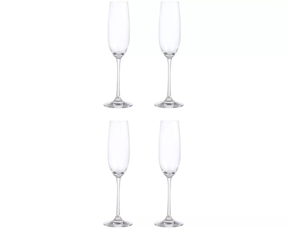 Spiegelau Champagnerglas Salute 210 ml, 4 Stück, Transparent