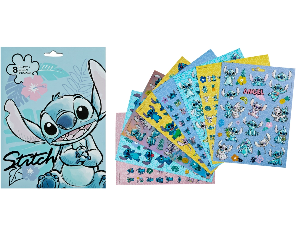 UNDERCOVER Stickerblock Stitch STLI0064 8 Blatt