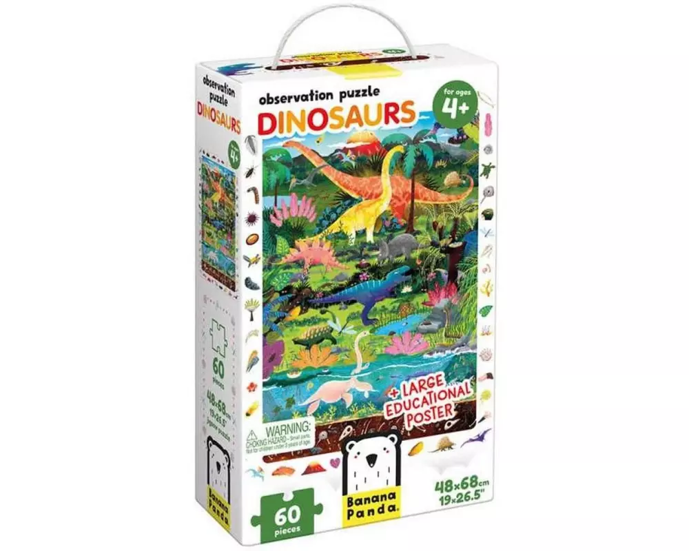 Banana Panda Puzzle Observation Dinosaurs