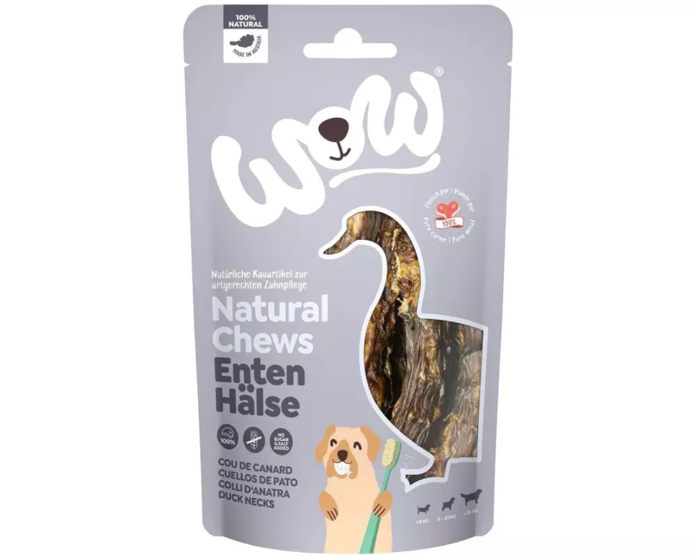 WOW Kausnack Entenhälse 250g