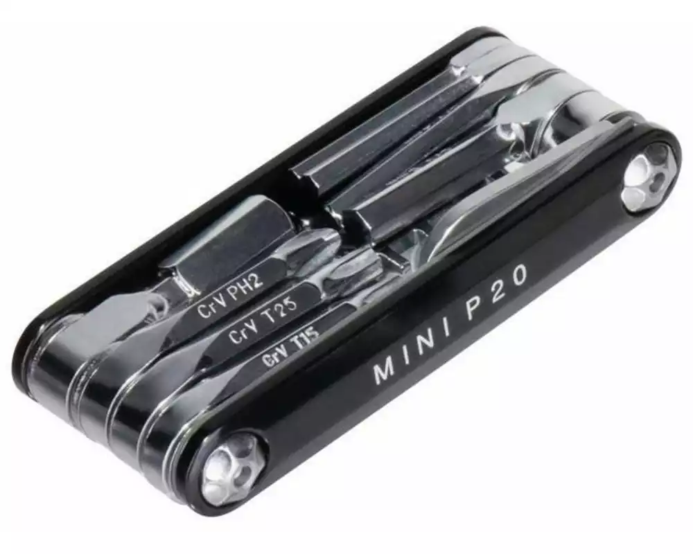 Topeak P20 Minitool mit Kettennieter, 20 Funktionen