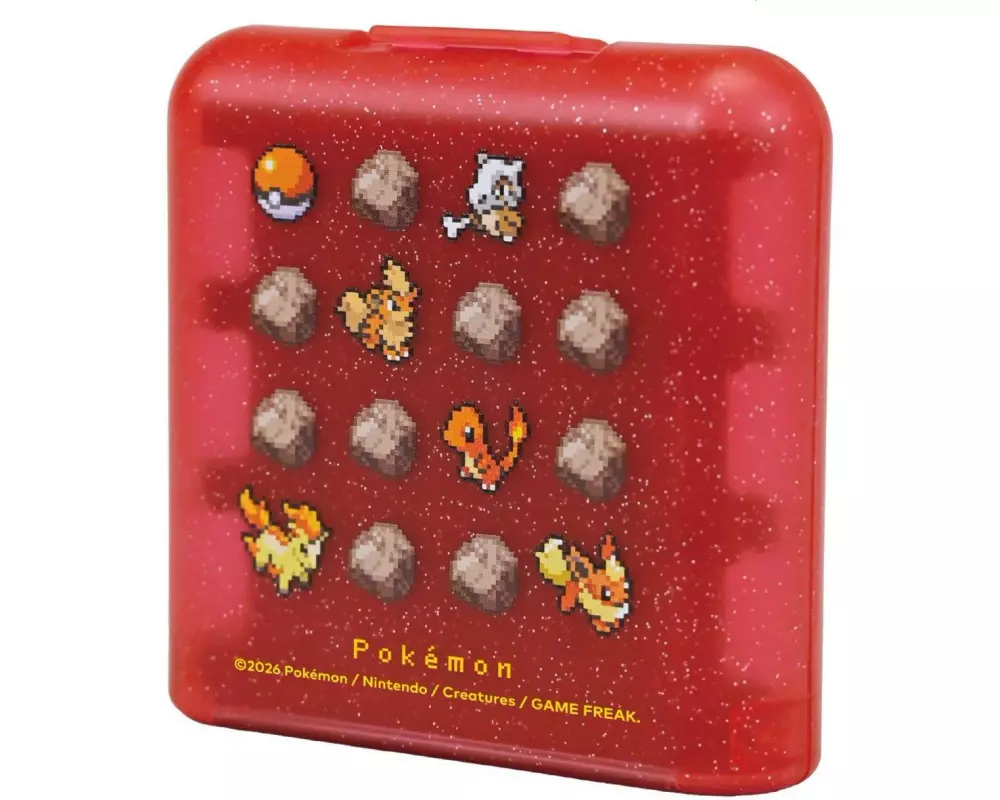 Hori Game Card Case Protective Cover 24 - pixel red [NSW2/NSW]