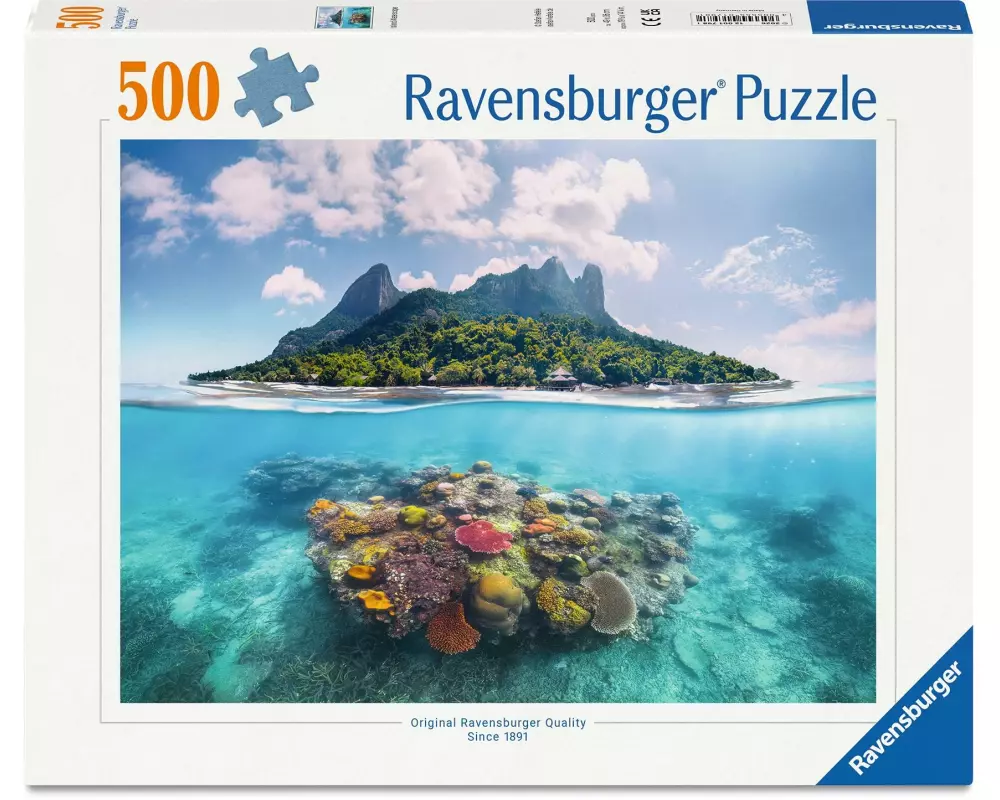 Ravensburger Puzzle Insel und Korallenwelt 500 Teile