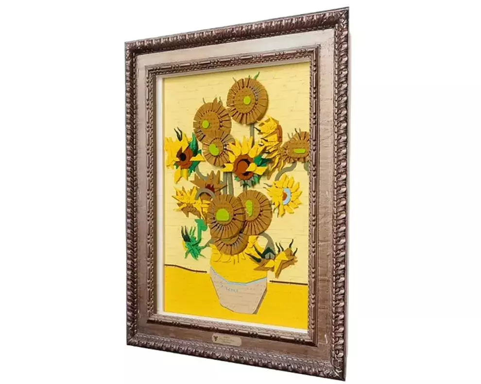 iDisplayit Acryl-Wand-Display für Vincent van Gogh Sonnenblumen 31215
