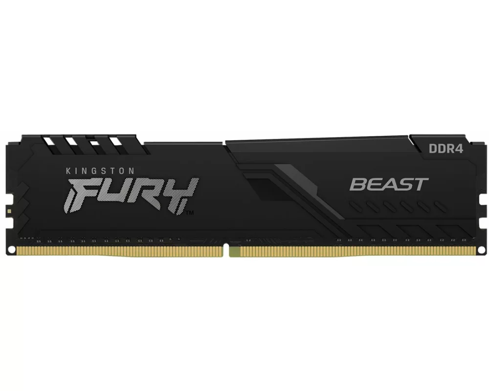 Kingston Memory 8GB, 3600MHz, DDR4, CL17, DIMM, FURY Beast, Black