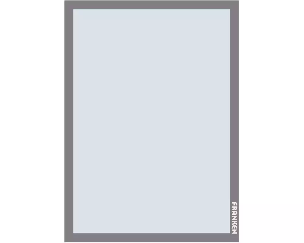 Franken Plakatrahmen PRO A3, Silber, 2 Stück