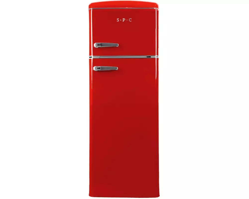 SPC Kühl-Gefrierkombination KS3777-1 Rot, Rechts