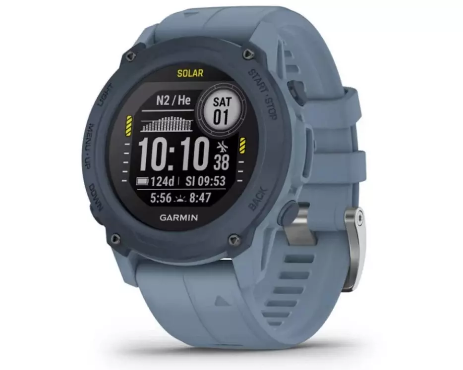 GARMIN Sportuhr Descent G1 Solar Blau/Dunkelblau