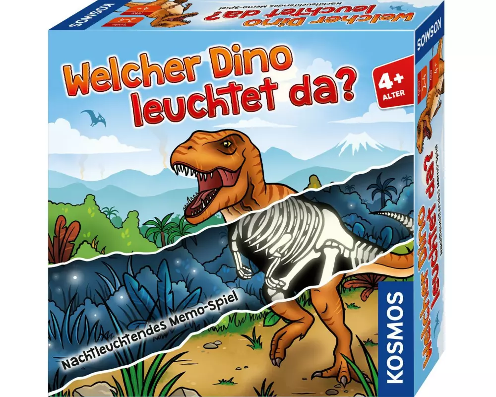 Kosmos Kinderspiel Welcher Dino leuchtet da?