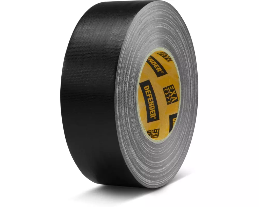 Defender Gewebeband Exa-Tape Bulk 50 mm x 50 m, Schwarz matt