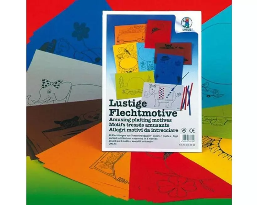 URSUS Bastelpapier 48 Flechtbogen