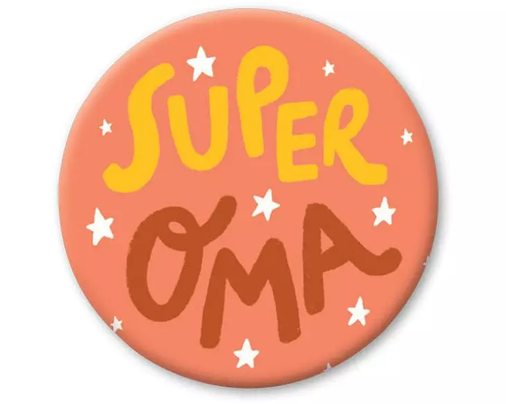 Cart Haftmagnet Super Oma 1 Stück, Mehrfarbig