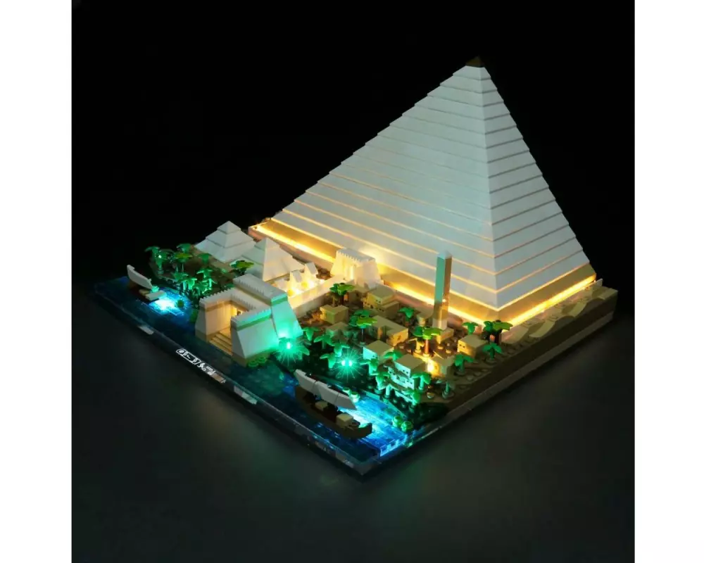 BrickBling LED-Licht-Set für LEGO 21058 Cheops Pyramide