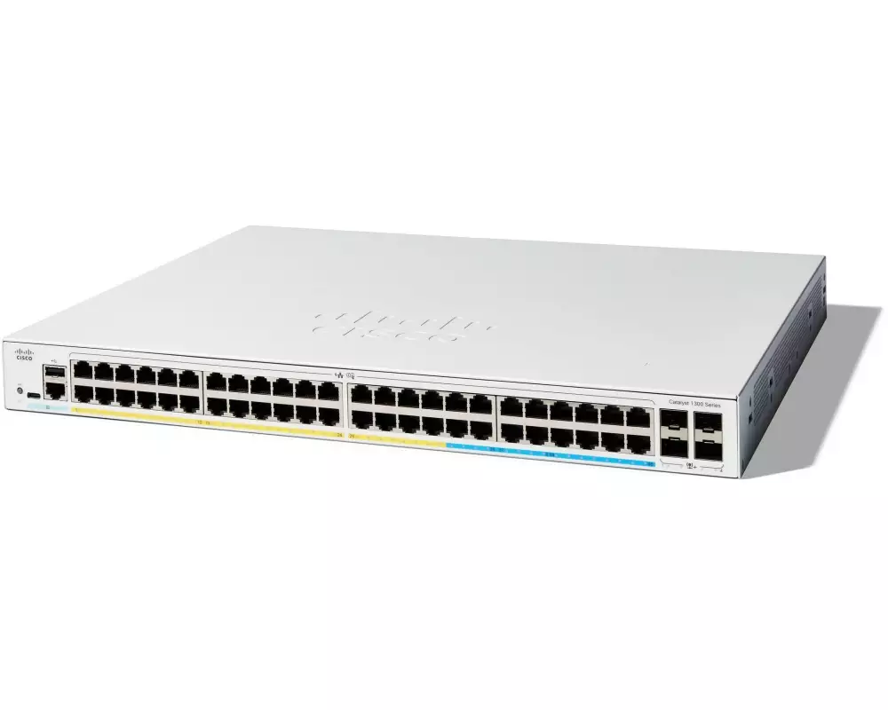 Cisco Switch Catalyst C1300-48T-4X 52 Port