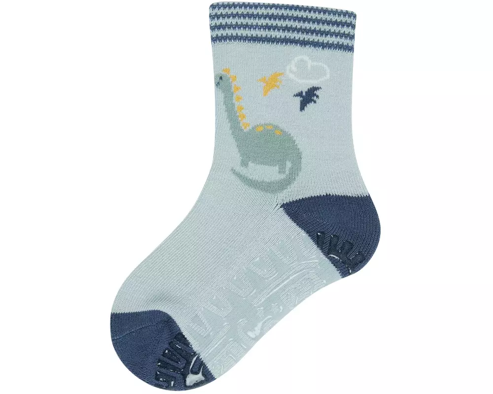 Sterntaler Antirutsch-Socken Dino Graublau Gr. 21/22