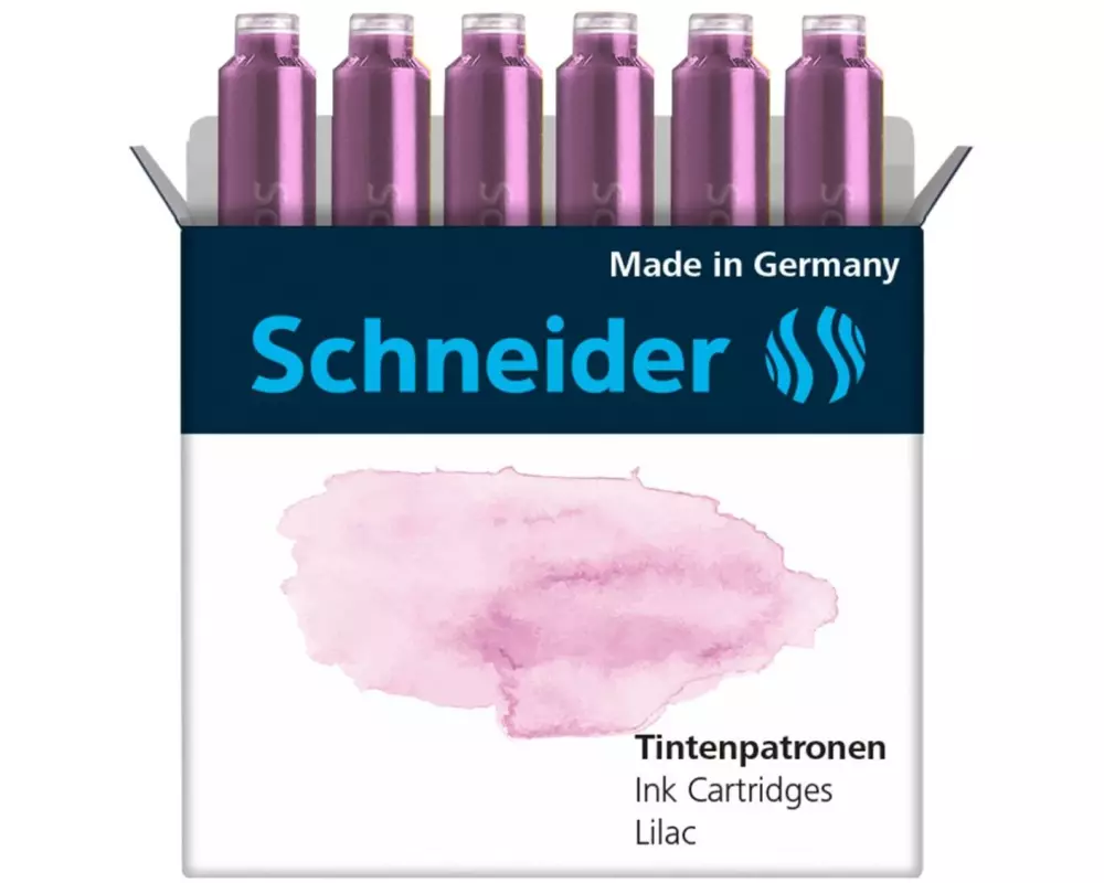 Schneider Tintenpatrone Callissima 6 Stück, Lilac
