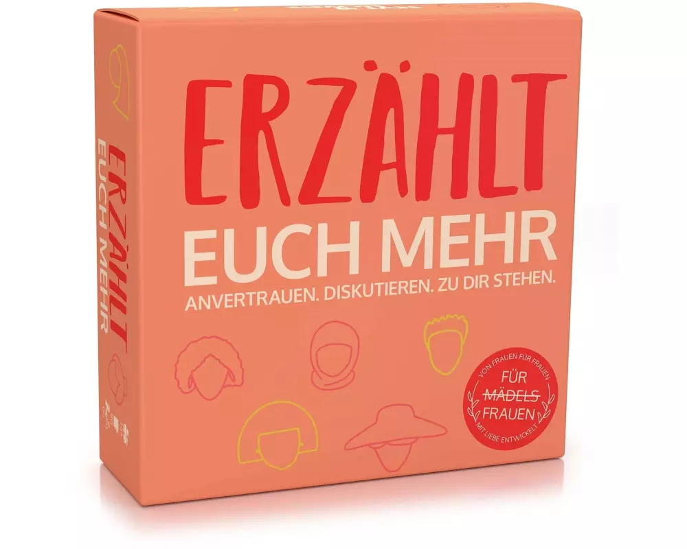 Simon & Jan Kartenspiel Erzählt euch mehr für Frauen