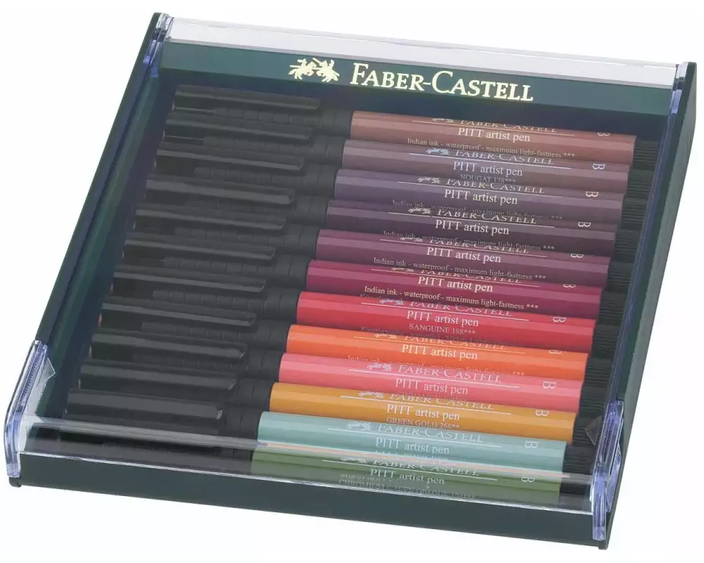 Faber-Castell Tuschestift Pitt Artist Pen B 12er Set