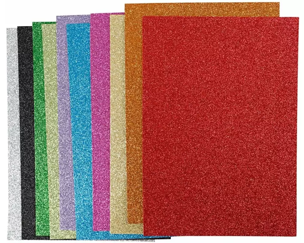 Creativ Company Moosgummi-Set A4, Mehrfarbig, 10 Blatt