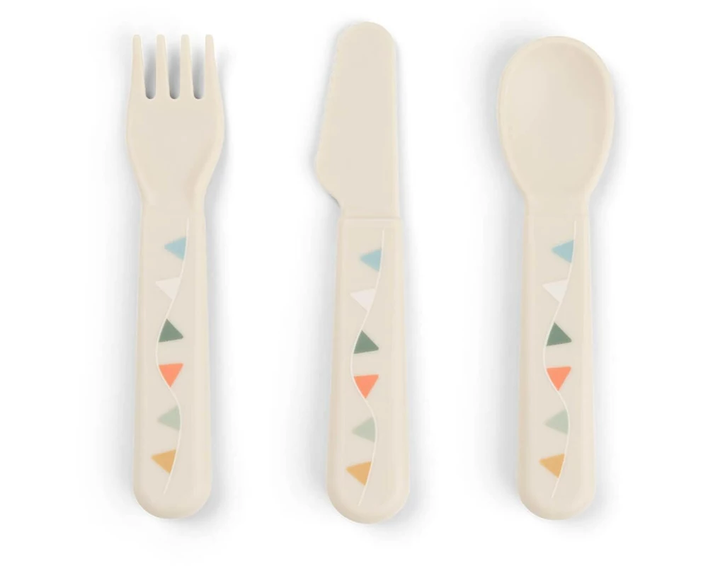 done by deer Kinderbesteckset Foodie Celebration Sand