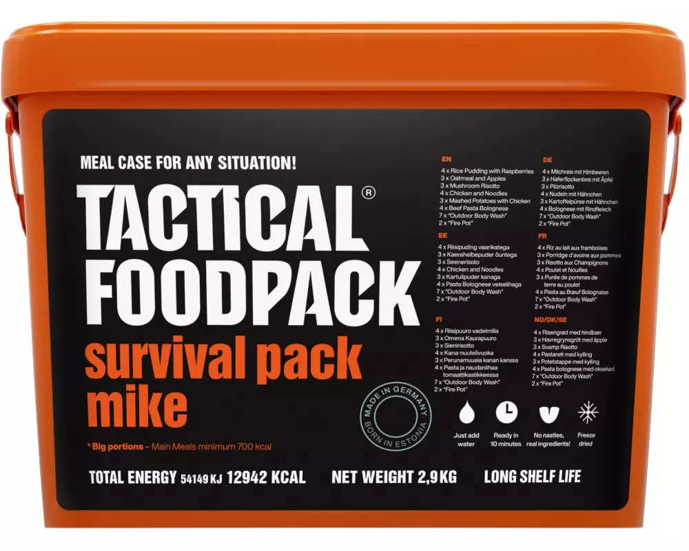 Tactical Foodpack Hauptgericht Survival Pack Mike