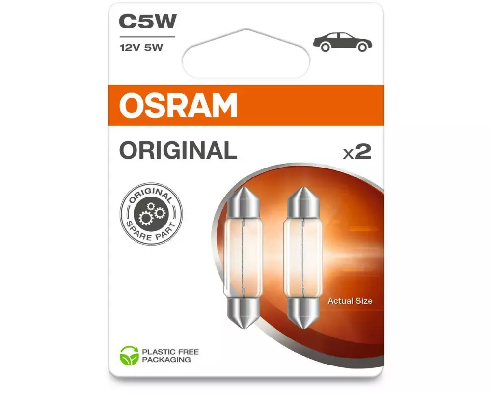 OSRAM Signallampen Original Festoon C5W SV8.5-8 PKW