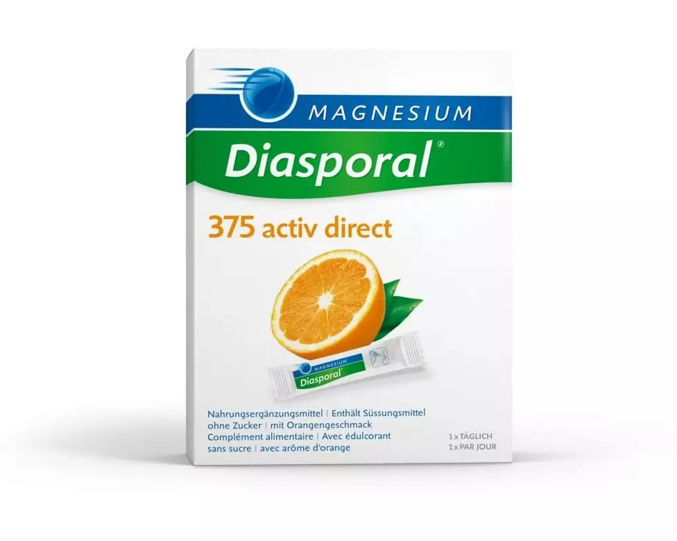 Magnesium Diasporal 375 Activ Direct Orange 20 Sticks