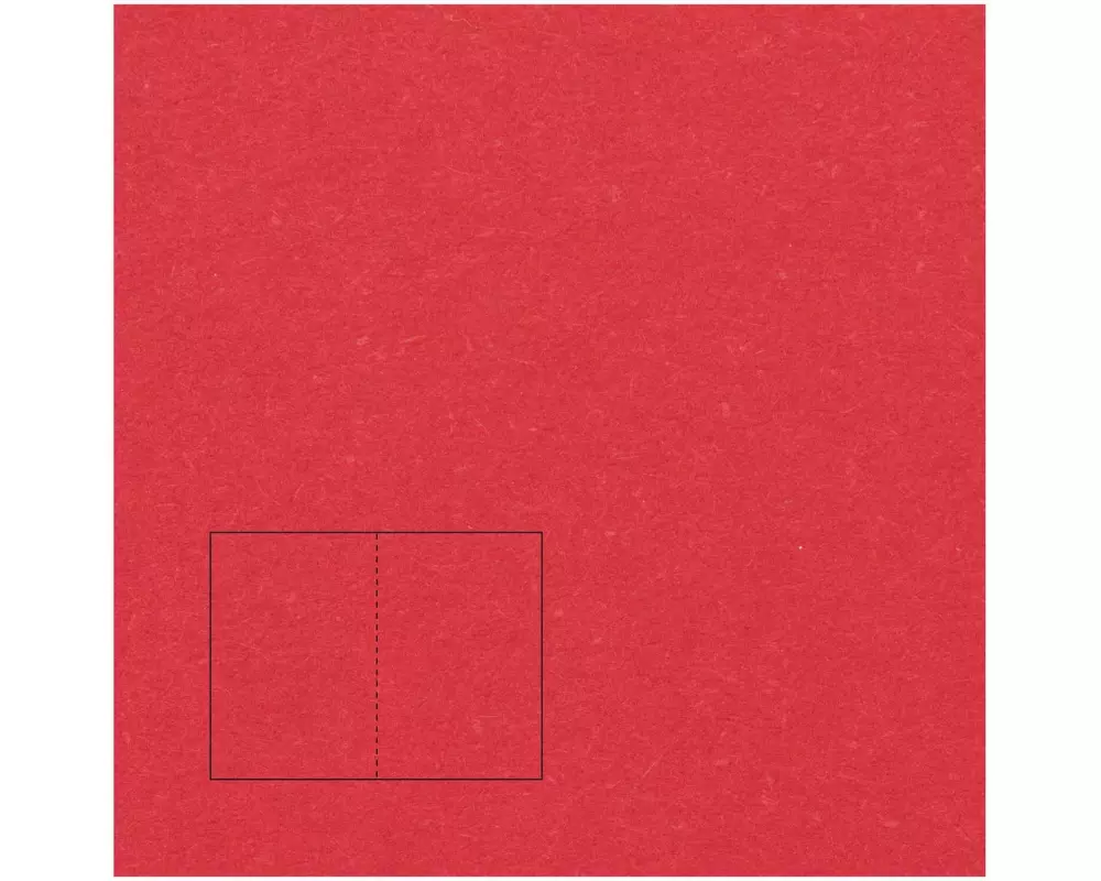 Rico Design Paper Poetry Essentials Klappkarte A5, Rot