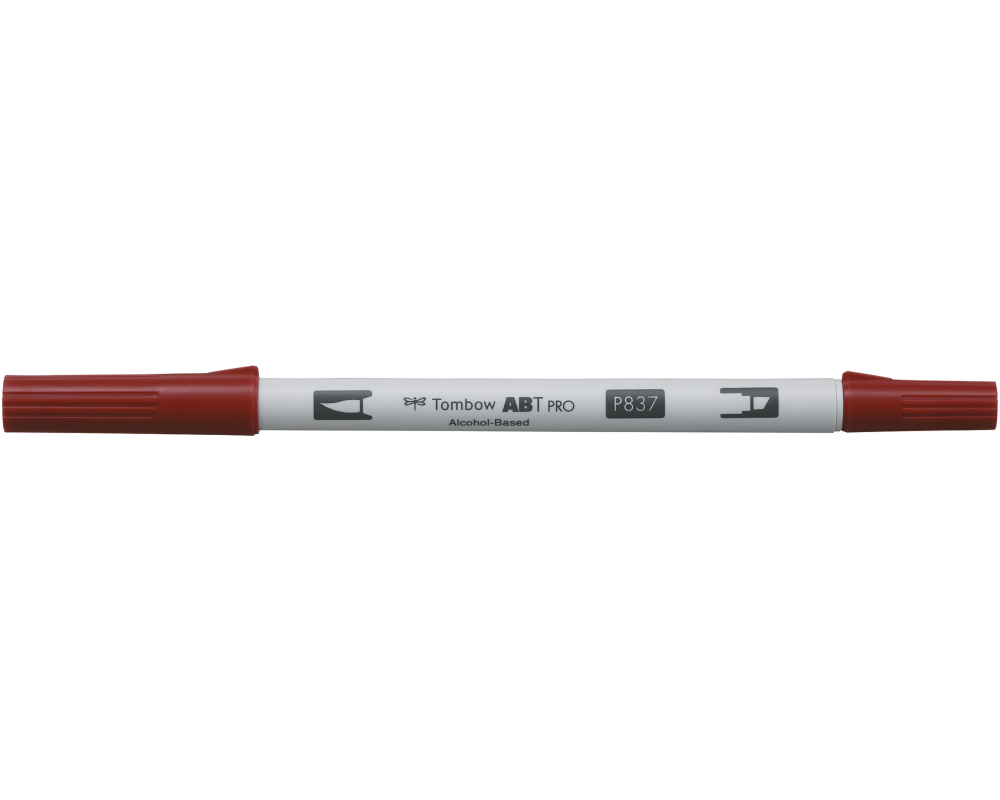 TOMBOW Dual Brush Pen ABT PRO ABTP-837 wine red