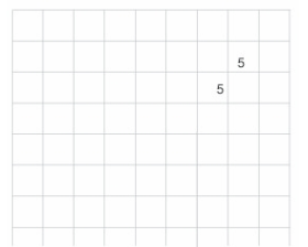 INGOLD-BIWA Heft A4 02.0420.552 weiss 90g 5x5mm kariert RR