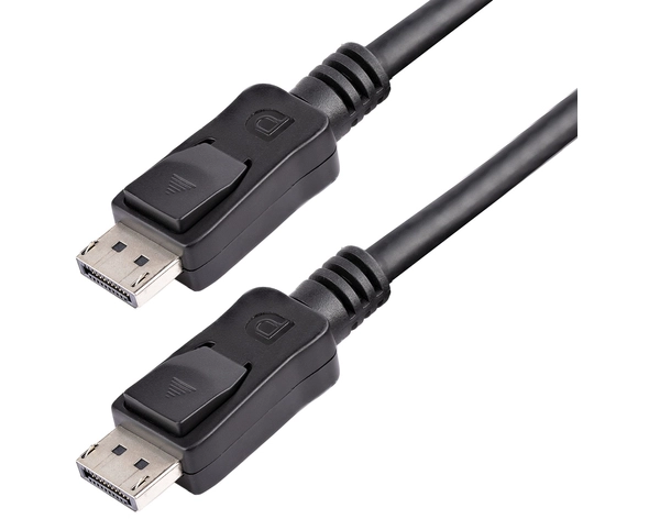 StarTech.com 6ft (2m) DisplayPort 1.2 Cable, 4K x 2K UHD VESA Certified DisplayPort Cable, DP Cable/Cord for Monitor, w/ Latches