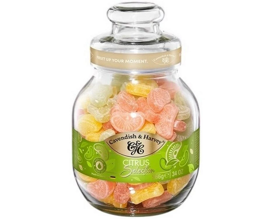 Cavendish & Harvey Citrus Selection Bonbons im Glas 966 g