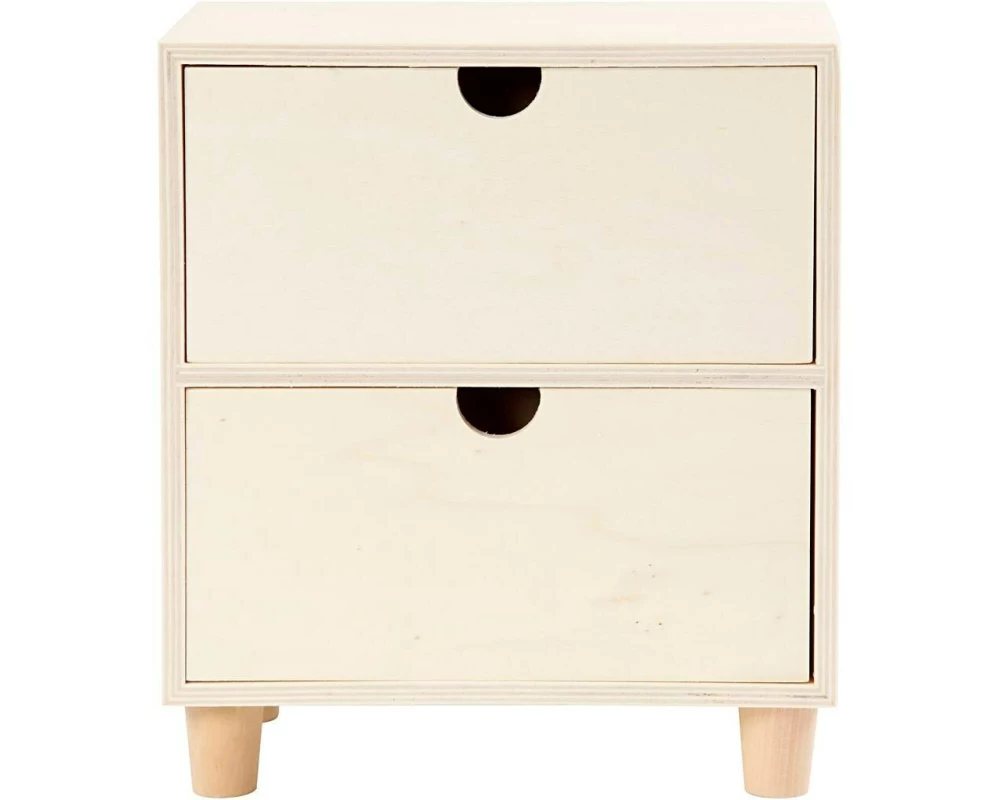 Creativ Company Holzartikel Kommode Mini 1 Stück