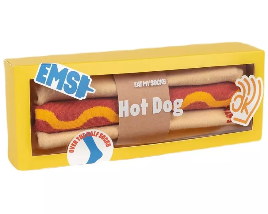 EatMySocks Socken Hot Dog 1 Paar, One Size