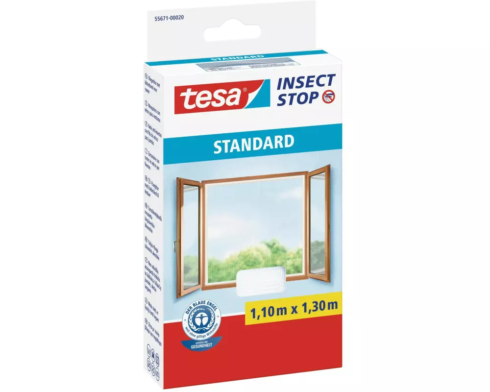 tesa Fliegengitter Insect Stop Standard 1.1x1.3m weiss