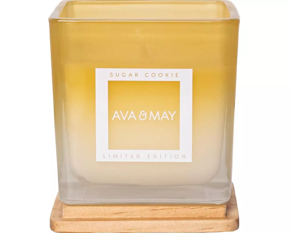 AVA & MAY Duftkerze Sugar Cookie, 8.5 x 8.5 cm