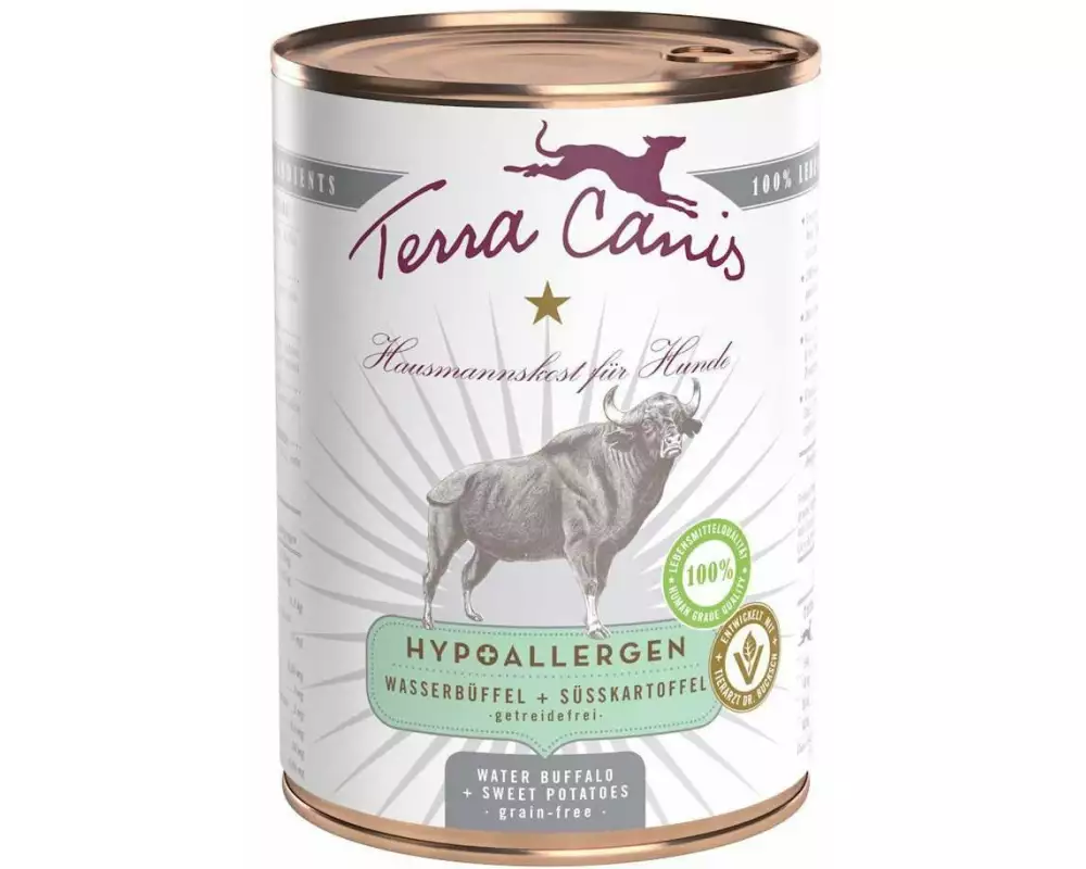 Terra Canis Nassfutter Hypoallergen Wasserbüffel, 400 g