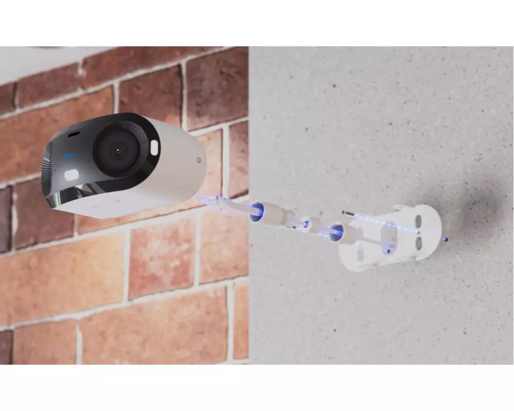 Ubiquiti Netzwerkkamera Protect G6 180-B , KI, Dual 16MP PoE+ Weiss