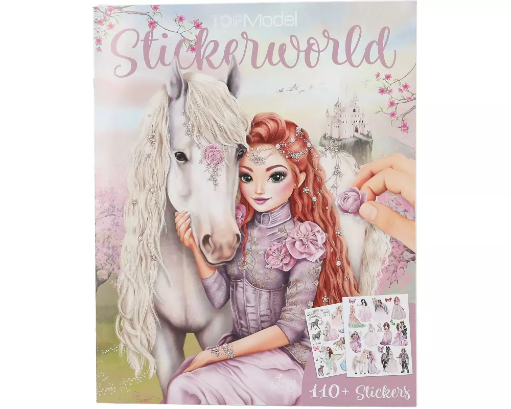 Depesche Stickerbuch Viva Top Model 20 Seiten, 6 Seiten Sticker