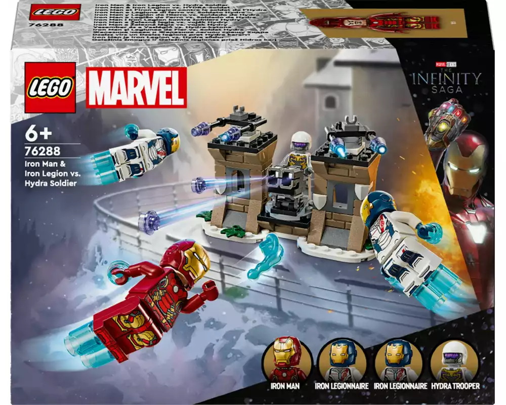 LEGO® Marvel Iron Man und Iron Legion vs. HYDRA-Soldat 76288