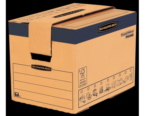 FELLOWES Umzugsbox Bankersbox 6205201 braun, klein