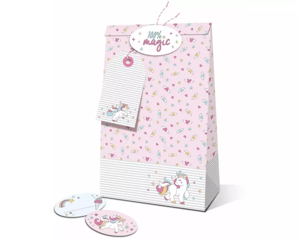 URSUS Geschenktüte Einhorn