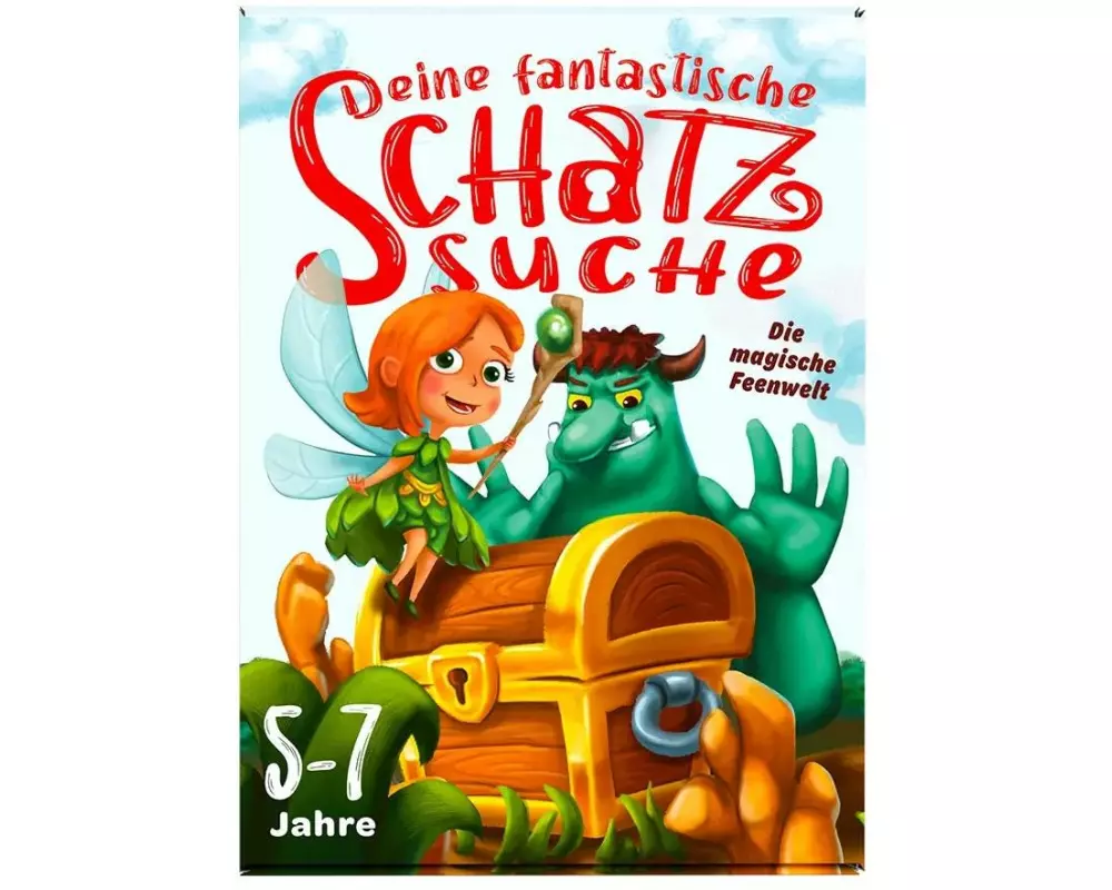 Deine Fantastische Schatzsuche Partyspiel Die magische Feenwelt-DE-
